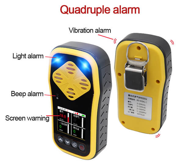 4 in 1 gas detector