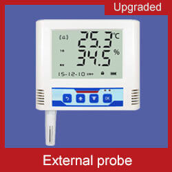 Wifi Temperature and Humidity Data Logger Built in probe temperature data logger with relay output
