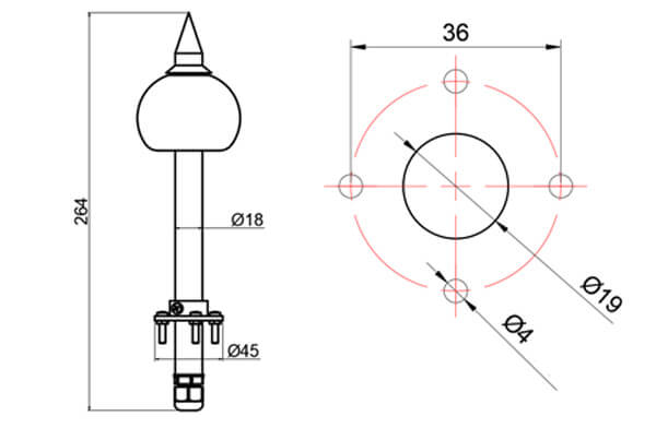 noise sensor size