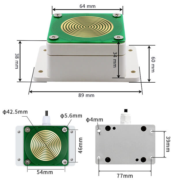 rain and snow sensor size