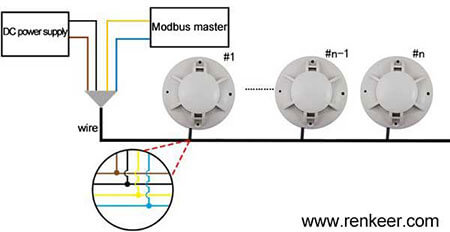 smoke detector wire connection