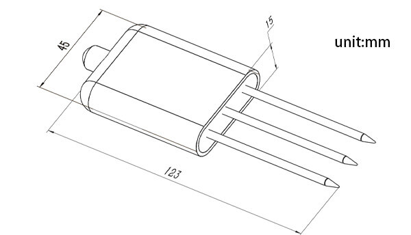 soil npk sensor size