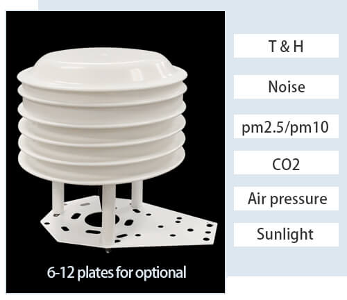 solar radiation shield for temperature