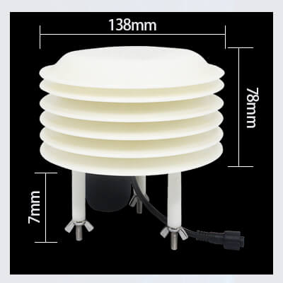 solar radiation shield size