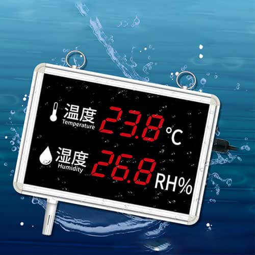 temperature and humidity display panel