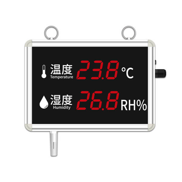 Autonomic LED display with temperature and humidity measurement function