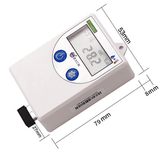 wifi temperature data logger size