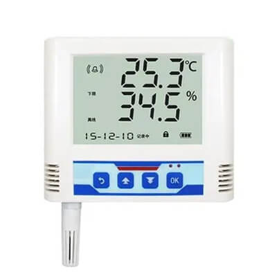 WiFi Temperature Humidity Monitor Wireless Smart Hygrometer Thermometer  with Light Intensity Detection Free APP Alerts & History