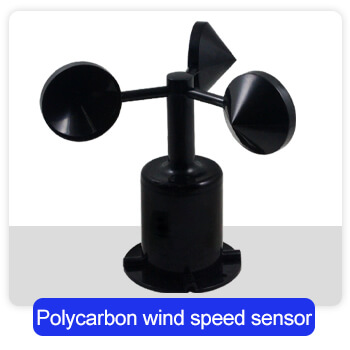 Polycarbonate wind speed sensor