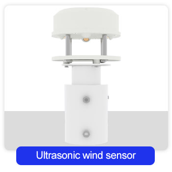 Ultrasonic wind speed and direction sensor