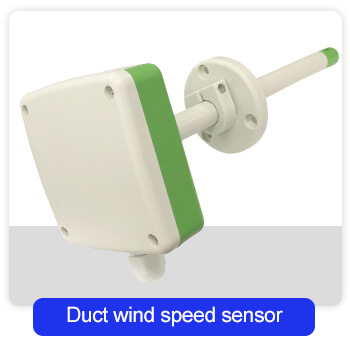 duct type wind speed sensor