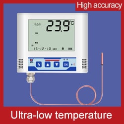 High accuracy Ultra-low temperature data logger