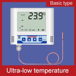 Ultra-low temperature data logger