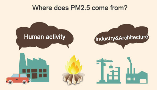 PM2.5 come from
