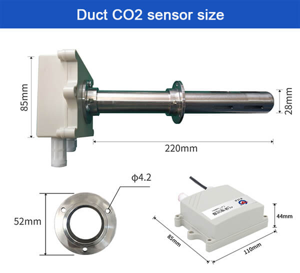 duct co2 sensor installation