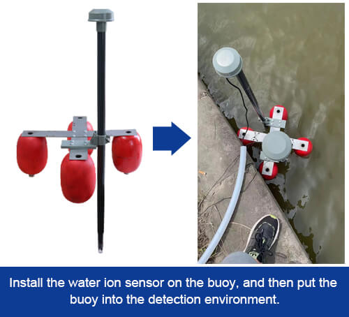 water ion sensor installation