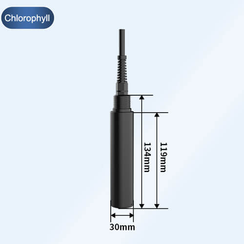 Chlorophyll sensor size