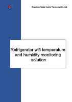 Refrigerator wifi temperature and humidity monitoring solution