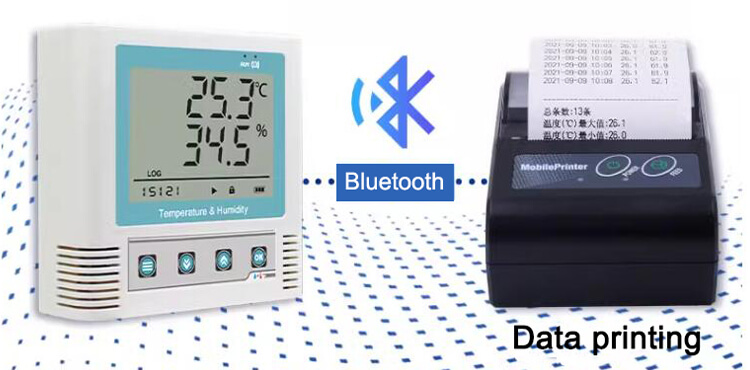 temperature and humidity data logger