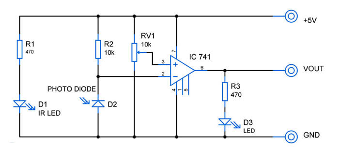 infrared sensor circuit