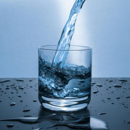 distilled water