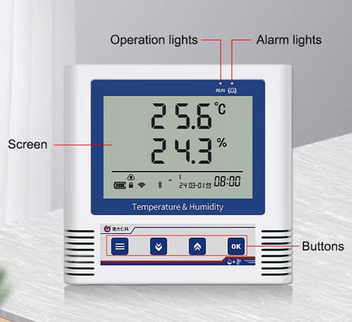 temperature and humidity data logger