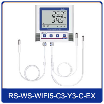 three channel temperature data logger with stainless steel probe