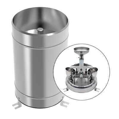 stainless steel rain gauge