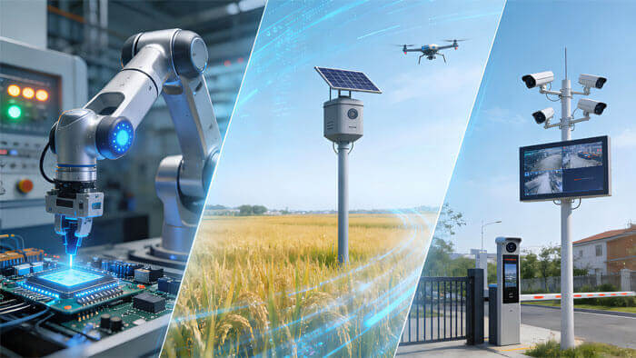 AIoT use in different applications