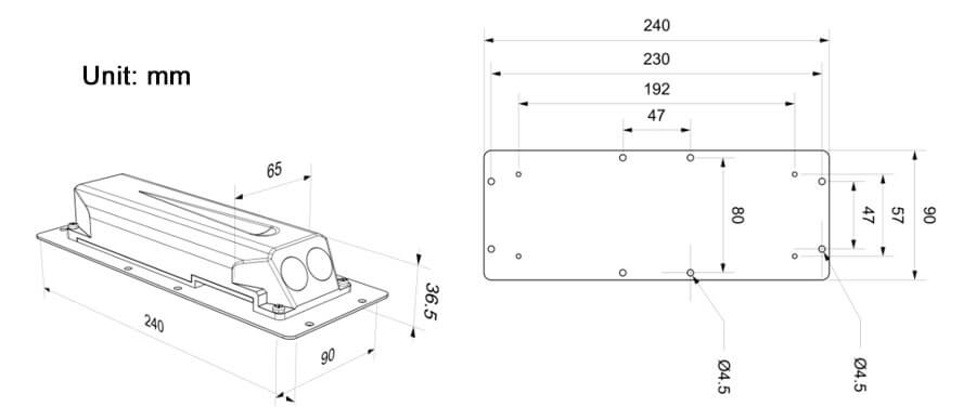 Doppler flow meter size
