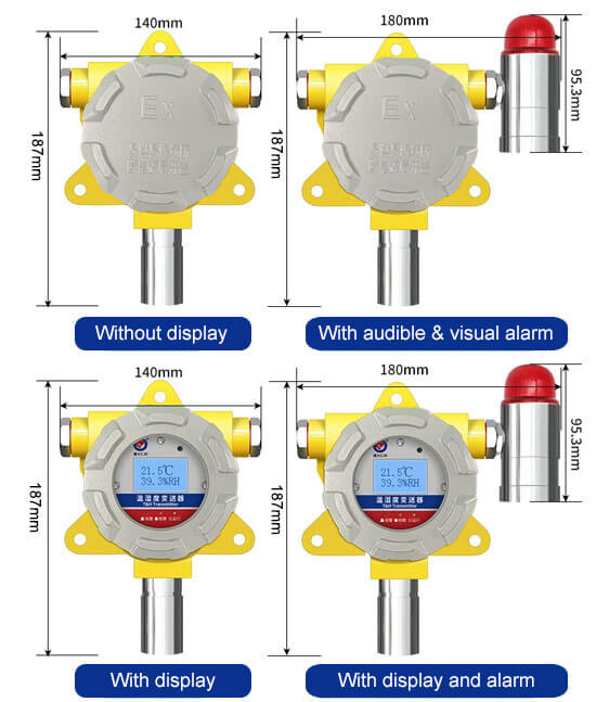 Online temperature and humidity transmitters