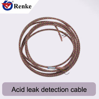 Acid leak detection cable