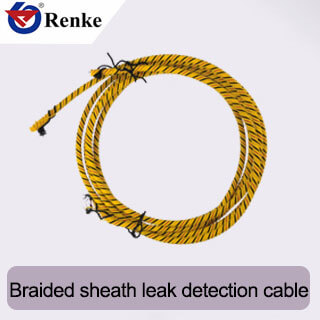 Braided sheath leak detection cable