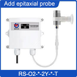 Oxygen transmitter with extended probe