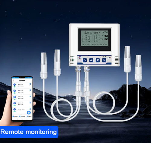 Multi channel Ethernet temperature and humidity data logger