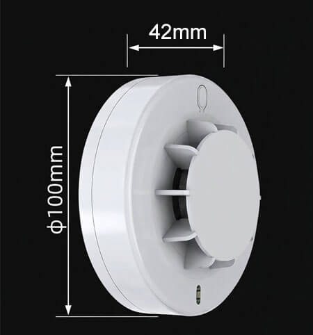 smoke detector size